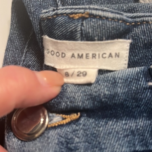 GOOD AMERICAN Good Vintage Straight Ripped /Destroyed Jeans Size 8 / 29 - Picture 9 of 9